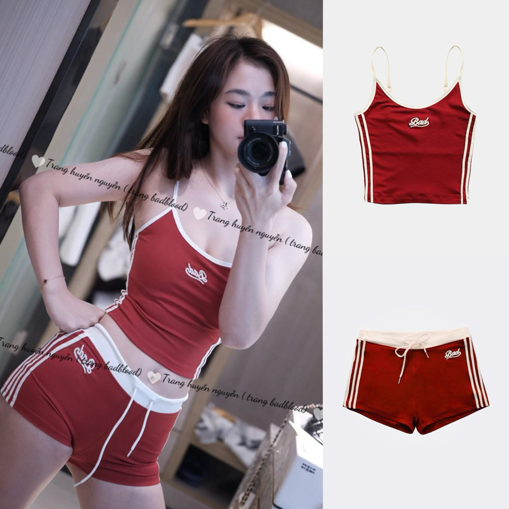 Bộ 2 dây Badblood sọc trắng