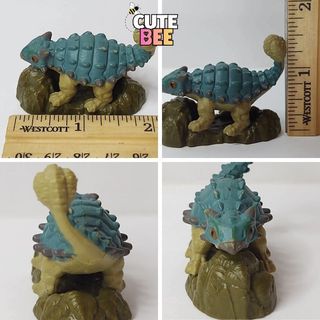 Set 5 mô hình khủng long Jurassic World đế cỏ xuất dư - Đồ chơi CUTE BEE