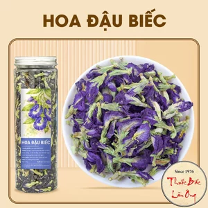 Hoa đậu biếc sấy lạnh 100g, trà hoa đậu biếc, pha trà, nấu chè, nấu xôi, làm bánh, thạch