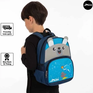 Balo Học Sinh Balo Đi Học Cho Bé Nam Nữ Xbags Dolphin Xb3020 Dễ Thương Ngăn Rộng Quai Êm Thời Trang!