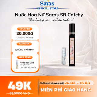Nước Hoa Nữ Bỏ Túi Lưu Hương 6-8 tiếng Ngọt Ngào & Nữ Tính Khó Phai chai 2ml (SR CC) SR Catchy