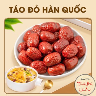 Táo đỏ Hàn Quốc sấy khô 500g, pha trà, ăn vặt, hầm canh thơm ngon bổ dưỡng - Lãn Ông