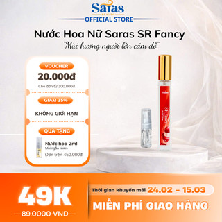 Nước Hoa Nữ Bỏ Túi Thơm Lâu 6-8 tiếng Thanh Mát, Tươi Mới & Gợi Cảm Nhẹ Nhàng Chai 2ml (SR FC) SR Fancy