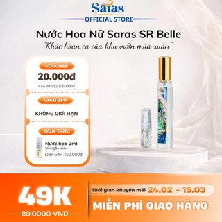 Nước Hoa Nữ Bỏ Túi Lưu Hương lên đến 6-8 tiếng Gợi Cảm & Thanh Lịch, chai 2ml (SR BL) SR Belle