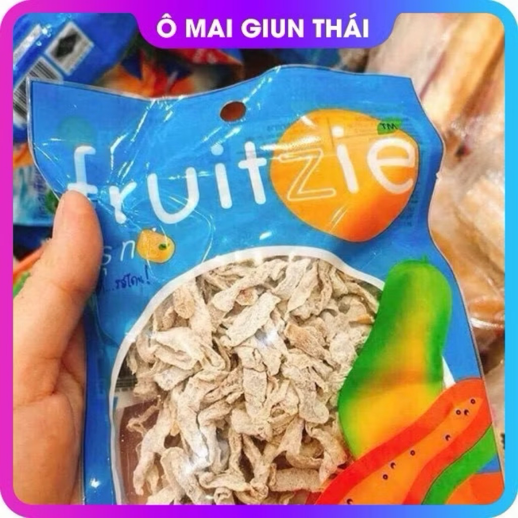 Ô mai giun xanh đu đủ Fruit Zie Thái Lan siêu ngon (50g)