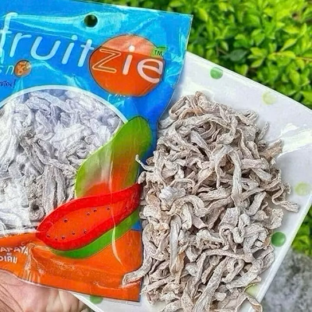 Ô mai giun xanh đu đủ Fruit Zie Thái Lan siêu ngon (50g)