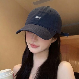 Mũ Lưỡi Trai Nam Nữ Lucy Form Mềm Đẹp, Mũ Unisex Cotton Hàn Quốc Thêu Chữ Basic