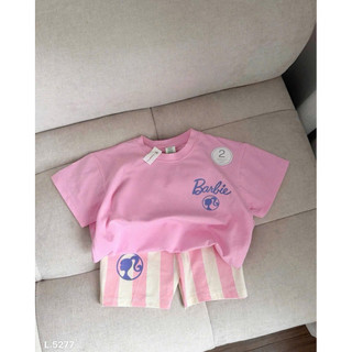 Bộ hồng bé quần kẻ