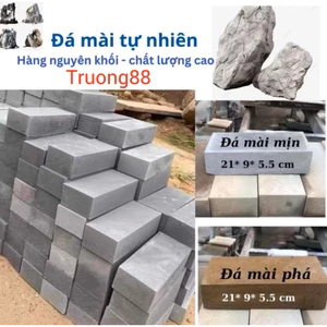Đá Mài Dao Tự Nhiên 100% Nguyên Khối KT 21x9x5,5cm - Đá Bùn Mịn Mài Dao & Mài Kéo Sắc Bén