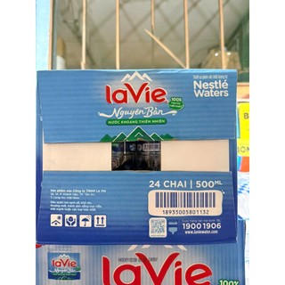 Thùng 24 chai nước khoáng LaVie 500ml Giá sỉ Phiên Bản Hè Náo Nhiệt