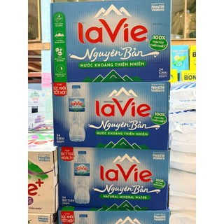 Thùng 24 chai nước khoáng LaVie 500ml Giá sỉ Phiên Bản Hè Náo Nhiệt