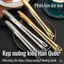 Kẹp gắp thức ăn inox mẫu mới cán dài 24/28cm
