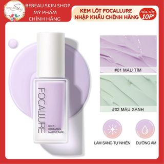 Kem Lót Focallure Light Correcting Makeup Base Hiệu Chỉnh Màu Da, Cấp Ẩm, Chống Nước 30g FA934