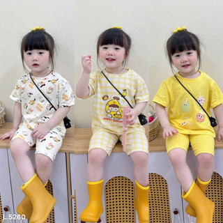 COMBO 3 BỘ TONE VÀNG BÉ GÁI