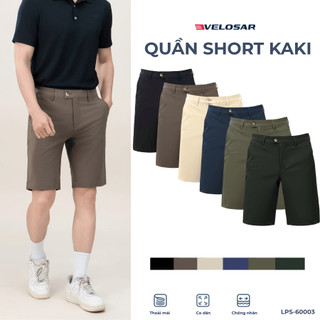 Quần Short Kaki Nam Cao Cấp Velosar LSP-60003 – Co Giãn, Đứng Form, Phong Cách Thanh Lịch, Hiện Đại