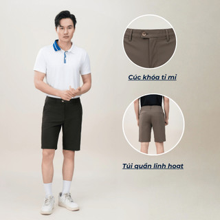 Quần Short Kaki Nam Cao Cấp Velosar LSP-60003 – Co Giãn, Đứng Form, Phong Cách Thanh Lịch, Hiện Đại