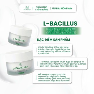 Kem Dưỡng Da L-Bacillus Lurcos Bổ Sung Lợi Khuẩn Tăng Độ Đàn Hồi, Cung Cấp Độ Ẩm 30g