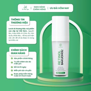 Kem Dưỡng Trẻ Hóa Da Lurcinn Retinol Bakuchiol Giúp Giảm Sắc Tố Đen, Không Gây Khô Da 15g