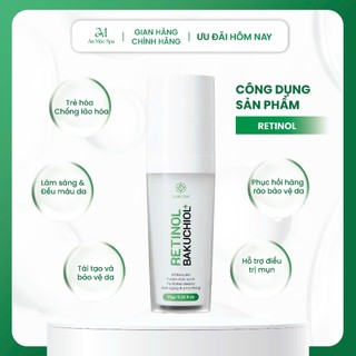Kem Dưỡng Trẻ Hóa Da Lurcinn Retinol Bakuchiol Giúp Giảm Sắc Tố Đen, Không Gây Khô Da 15g