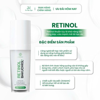 Kem Dưỡng Trẻ Hóa Da Lurcinn Retinol Bakuchiol Giúp Giảm Sắc Tố Đen, Không Gây Khô Da 15g