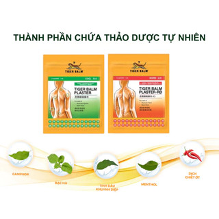 Miếng dán Tiger Balm Thái Lan, cao dán giảm đau con hổ Thái Lan <GÓI 3 MIẾNG>