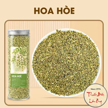 Hoa hòe đã sao thơm 100g, trà hoa hòe, nụ hoa hoè, thơm sạch, không lẫn tạp chất - Lãn Ông