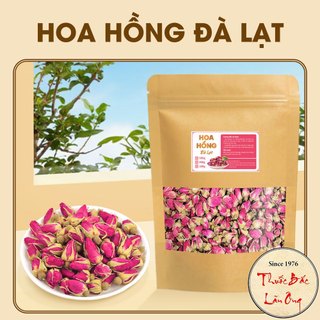 Nụ hoa hồng Đà Lạt 500g, trà hoa hồng đẹp da, an thần, ngủ ngon, tốt cho sức khỏe