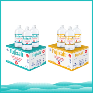 Thùng 12 Chai Nước Súc Miệng Fujisat Biển or Fujisat The Mát 680ml Chăm sóc răng miệng, sát khuẩn vòm họng giảm đau họng
