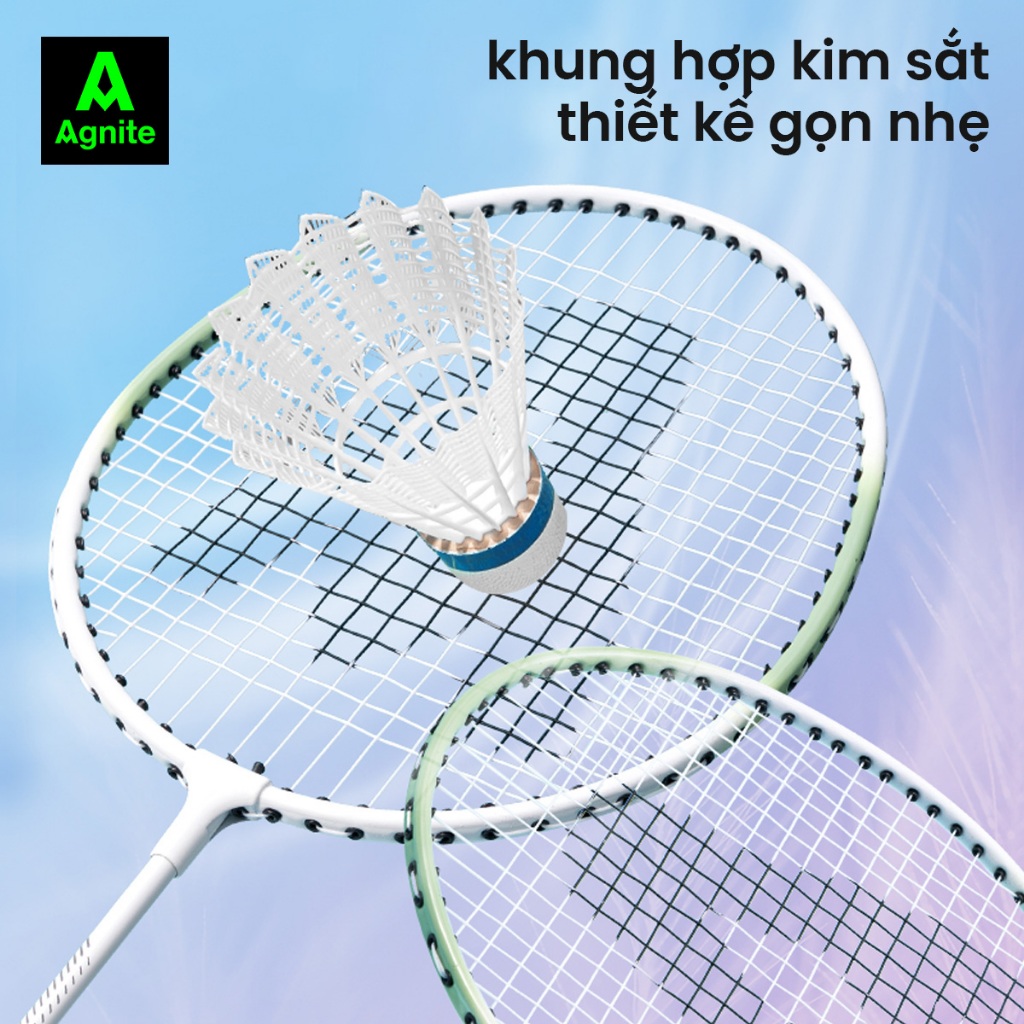[TẶNG GĂNG TAY] Vợt Cầu Lông Chính Hãng AGNITE - Bộ Vợt Cầu Lông Hợp Kim Siêu Nhẹ Dành Cho Mọi Lứa Tuổi Luyện Tập