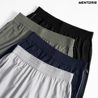 Quần Short Nam Mentoris Vải Gió Công Nghệ Dry Tech Cao Cấp Nhanh Khô, Vận Động Thoải Mái MSR2604