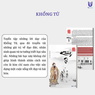 Sách - Khổng Tử - Nguyễn Hiến Lê - Triết Lý Nhân Sinh Quan, Triết Học Sâu Sắc - Tuyển Tập Bách Gia Tranh Minh Bizbooks