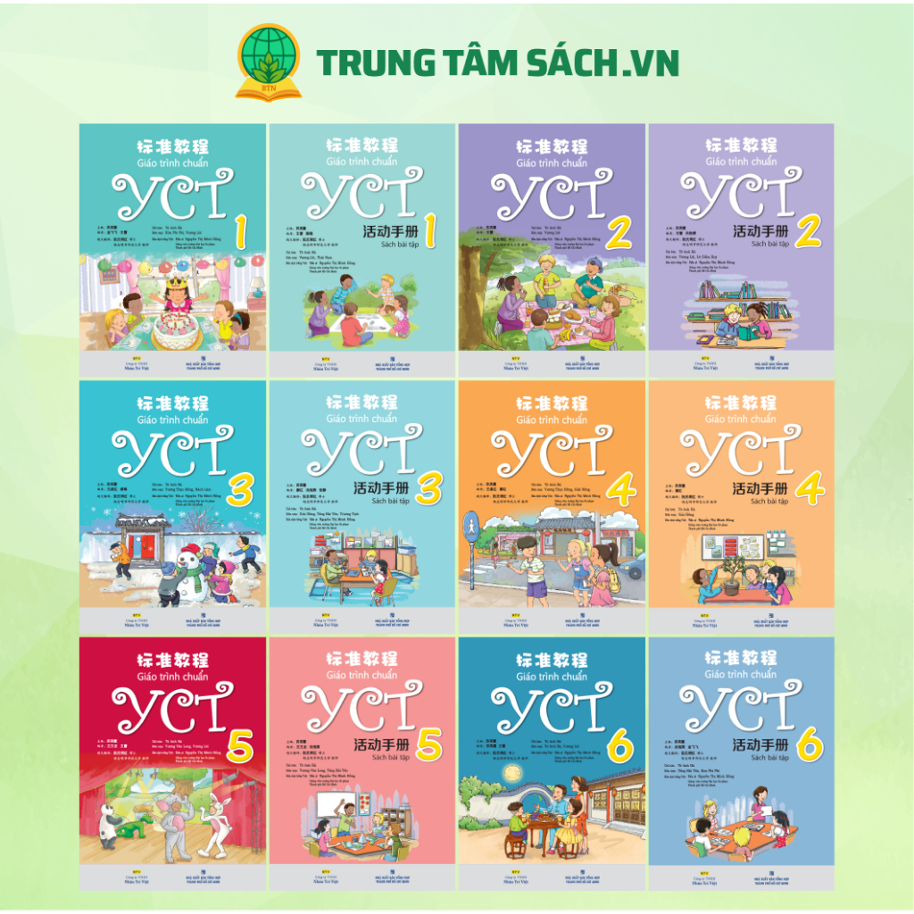Sách - Bộ Giáo Trình Chuẩn - Bài Học Và Bài Tập YCT1, YCT2, YCT3, YCT4 ...