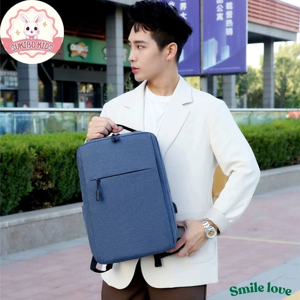 Balo nam cao cấp tích hợp cổng sạc USB cho cả nam và nữ phong cách hàn quốc trẻ trung của nhà SUKIBO KIDS | BigBuy360 - bigbuy360.vn