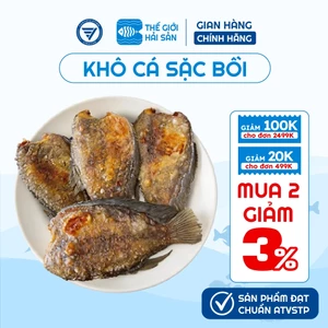 [CAO CẤP} Khô cá sặc bổi 1 nắng Thế Giới Hải Sản, Khô cá sặc loại 1 size lớn phơi tự nhiên, thịt chắc dai vị vừa ăn