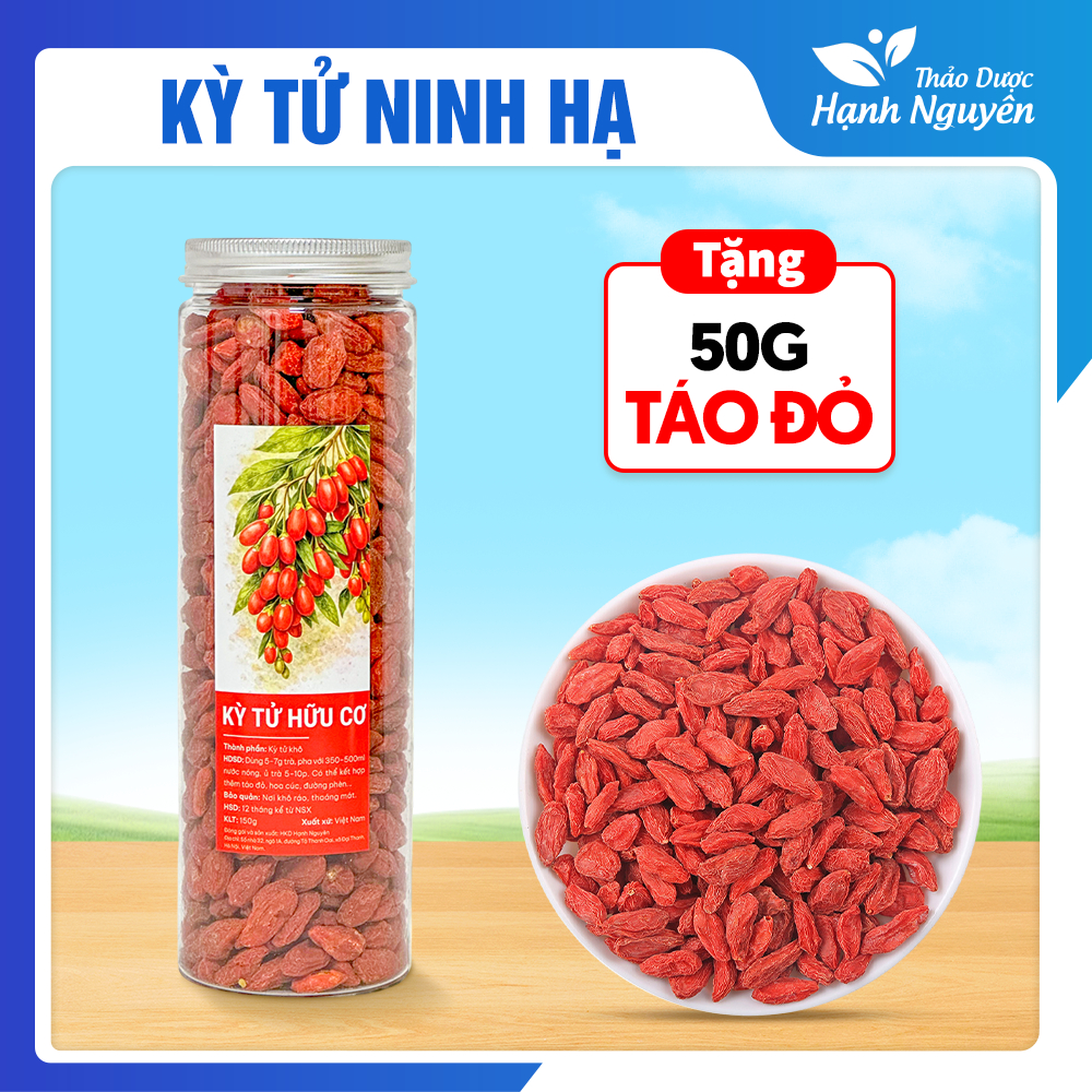 Kỷ tử ninh hạ 100g, hạt kỳ tử to, tròn, vị ngọt thanh, trà kỳ tử đẹp da, tốt sức khỏe – Hạnh Nguyên