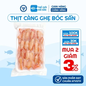200g Thịt càng ghẹ bóc sẵn Thế Giới Hải Sản, thịt nghẹ càng to, hàng tươi mỗi ngày, nấu canh, nấu soup