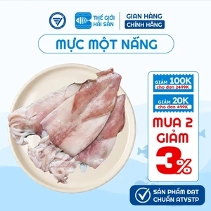 1kg Mực một nắng Cam Ranh Thế Giới Hải Sản hàng to 1-3 con/kg dày mình ngọt thịt mực 1 nắng hút chân không