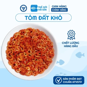 1kg tôm đất khô Thế Giới Hải Sản, tôm đất khô đặc sản Cà Mau tôm dai ngọt, tôm đất tự nhiên