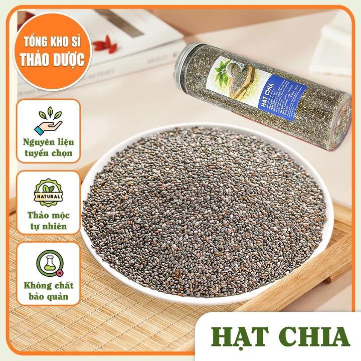 Hạt chia Úc 500g, hạt chia hữu cơ, dùng ăn ngũ cốc, sinh tố, sữa chua, tốt cho sức khỏe