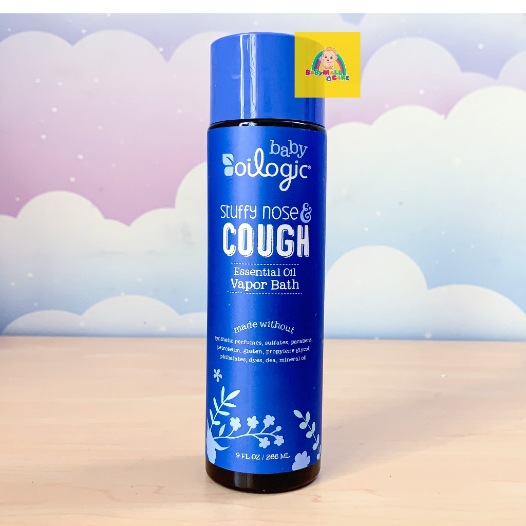 Tinh Dầu Tắm Thơm Dịu Nhẹ Cho Bé Baby Oilogic Stuffy Nose & Cough Vapor Bath 266 ml | Babymall&Care