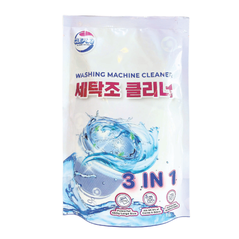 Bột Tẩy Lồng Máy Giặt CLEAVO Hàn Quốc Chính Hãng,  Tẩy Sạch Mọi Vết Bẩn Cho Máy Giặt Cửa Đứng Và Máy Giặt Cửa Ngang