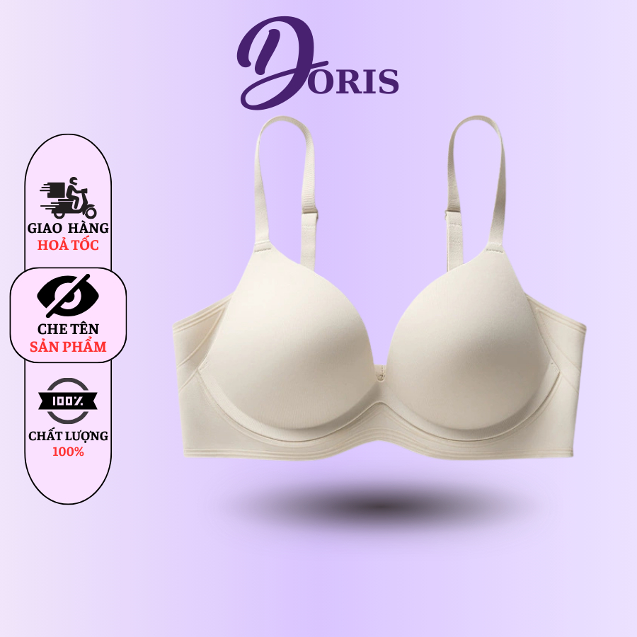 Áo Ngực Đúc Su Đệm Mỏng Chất Mát Mịn Không Lộ Viền DORIS 288