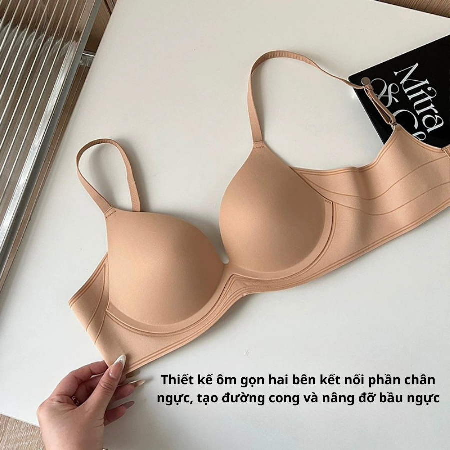Áo Ngực Đúc Su Đệm Mỏng Chất Mát Mịn Không Lộ Viền DORIS 288