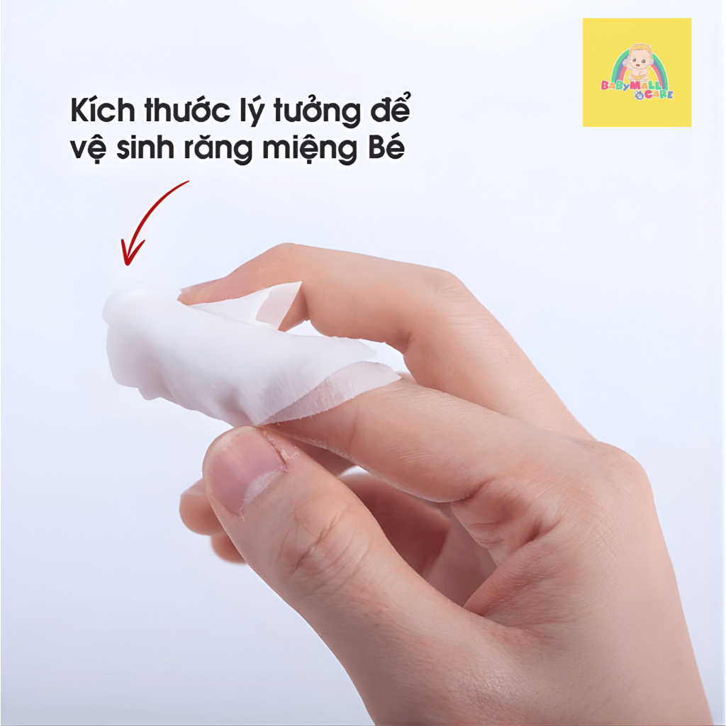 Bông Ướt Rơ Miệng Cho Bé Suzuran Baby Wet Cleaning Cotton 30 Gói Tiệt Trùng Tiện Lợi | Babymall&Care