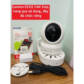 Camera wifi EZVIZ C6N 2mp, hàng lướt, đã qua sử dụng, hình thức còn mới trắng và đầy đủ chức năng