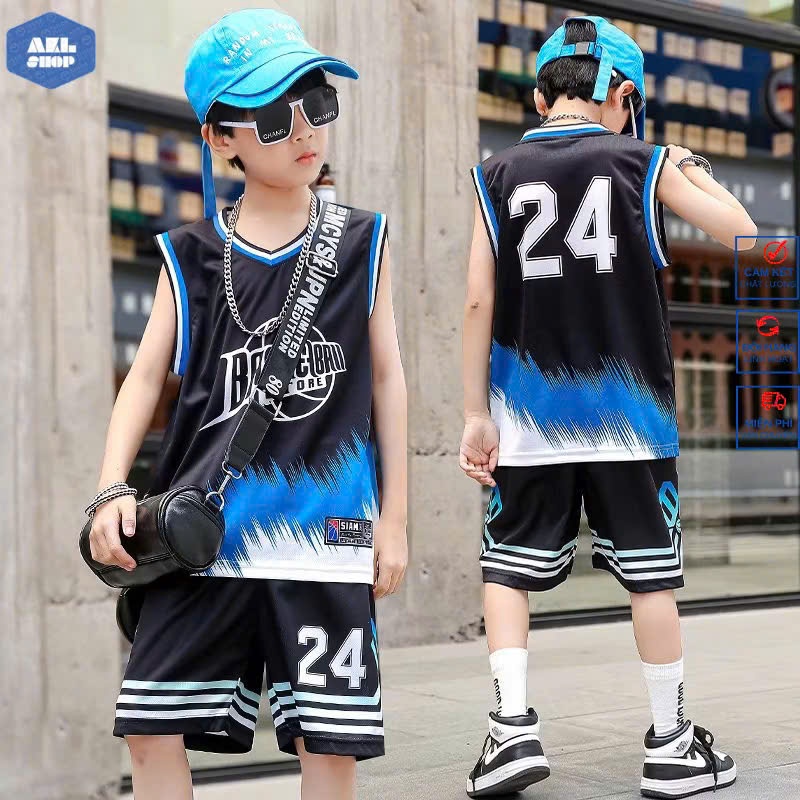 Bộ quần áo cho bé 20-60 kg ba lỗ sát nách mát nhẹ