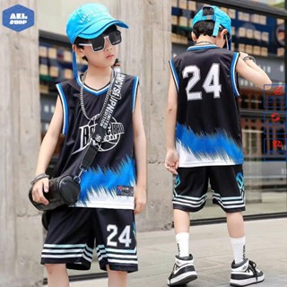 Bộ quần áo ba lỗ thể thao cho bé trai hàng Quảng size 20-55kg