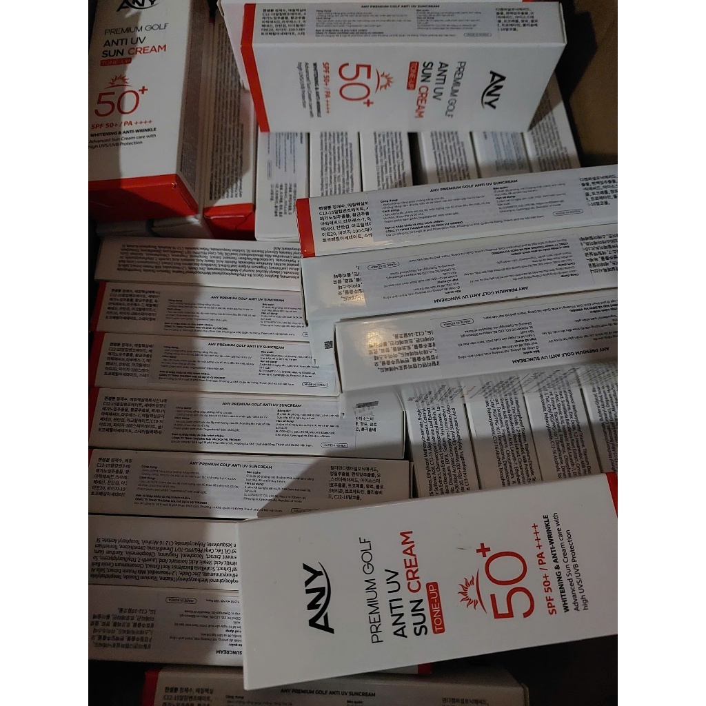 Kem Chống Nắng Tone Up Any Premium Golf Anti UV SPF50+ PA+++++QUÀ