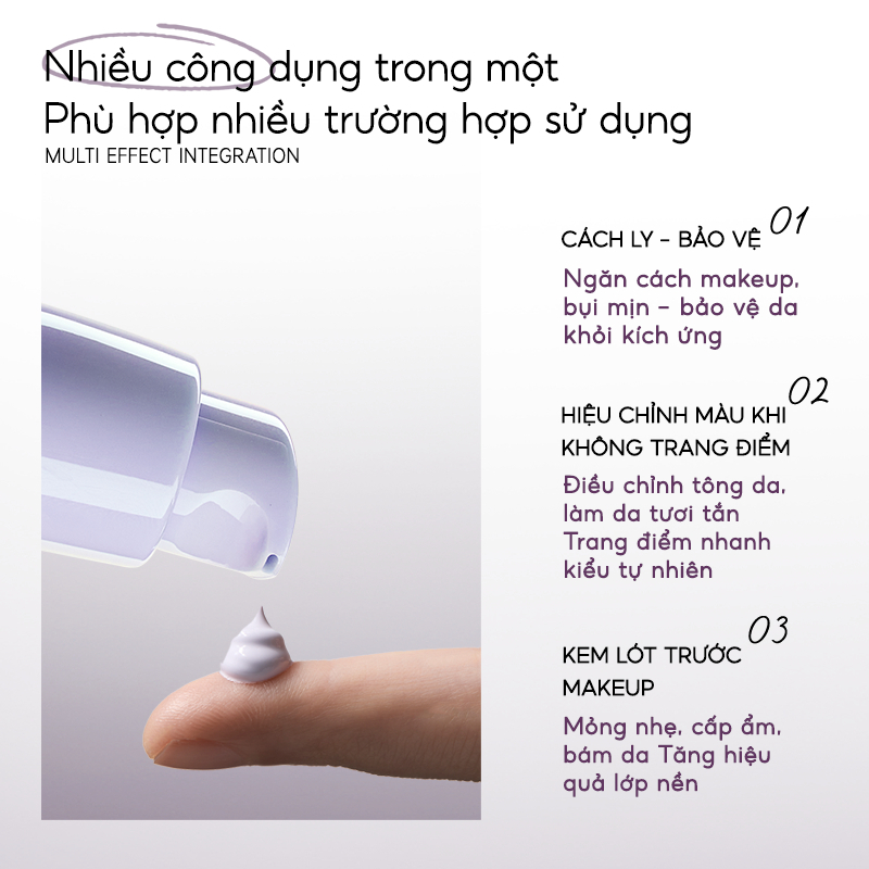[DEAL] Kem lót trang điểm Mooekiss dưỡng ẩm và kiểm soát dầu thu nhỏ lỗ chân lông lâu trôi D01 10ml