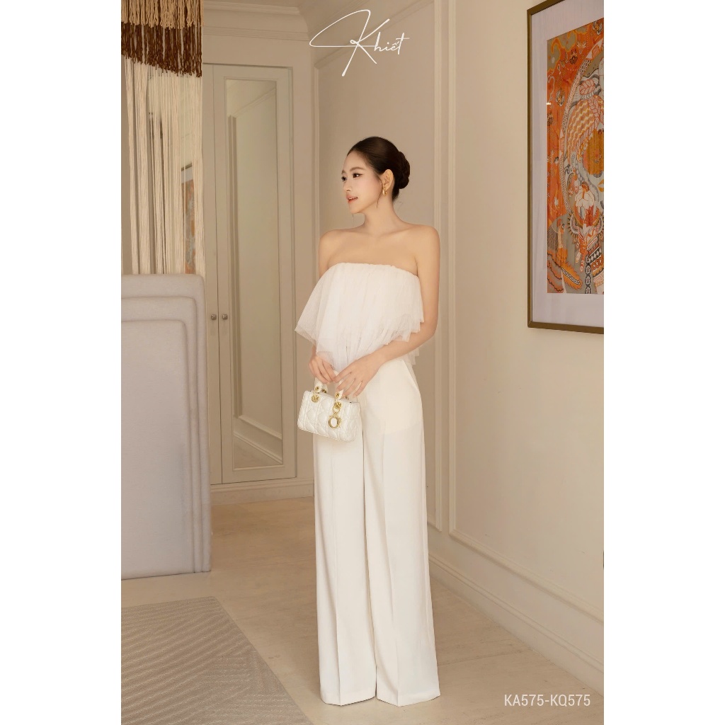 Quần ống suông dài Khiết phong cách basic thanh lịch KQ575